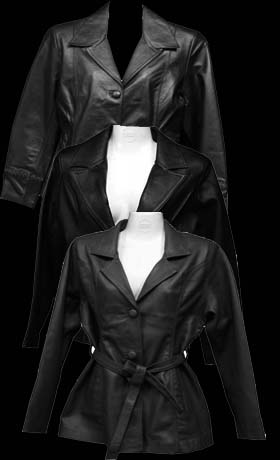 Leather jackets for ladies from Ecuador